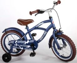 Volare Blue Cruiser Kinderfiets - Jongens - 14 Inch - Blauw - 95% Afgemonteerd -Professionele Winkel Voor Fietsuitrusting 1200x986