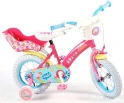 Volare Peppa Pig Kinderfiets - Meisjes - 12 Inch - Roze -Professionele Winkel Voor Fietsuitrusting 1200x991