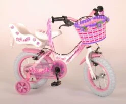 Volare Rose Kinderfiets - Meisjes - 12 Inch - Roze - 2 Handremmen -Professionele Winkel Voor Fietsuitrusting 1200x995