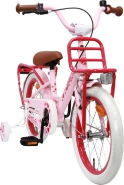 Amigo Sweetheart Meisjesfiets - Kinderfiets 16 Inch - Roze -Professionele Winkel Voor Fietsuitrusting 805x1200