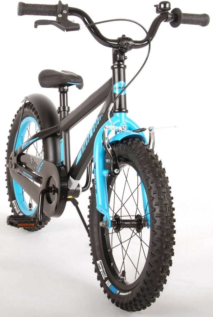 Volare Rocky Kinderfiets - 16 Inch - Zwart Blauw - 95% Afgemonteerd - Prime Collection 8 Volare Rocky Kinderfiets - 16 Inch - Zwart Blauw - 95% Afgemonteerd - Prime Collection - Afbeelding 6