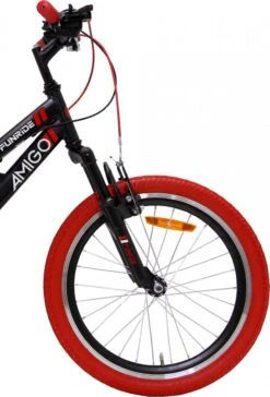 Amigo Fun Ride - Mountainbike 20 Inch - Voor Jongens En Meisjes - Met 7 Versnellingen - Zwart/Rood 15 Amigo Fun Ride - Mountainbike 20 Inch - Voor Jongens En Meisjes - Met 7 Versnellingen - Zwart/Rood -Professionele Winkel Voor Fietsuitrusting 815x1200