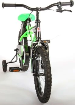 Volare Sportivo Kinderfiets - Jongens - 16 Inch - Neon Groen Zwart - 95% Afgemonteerd -Professionele Winkel Voor Fietsuitrusting 856x1200