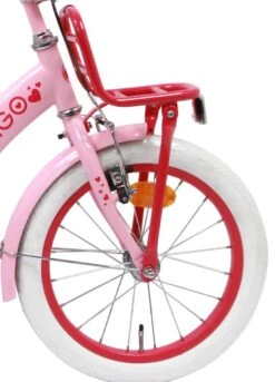 Amigo Sweetheart Meisjesfiets - Kinderfiets 16 Inch - Roze -Professionele Winkel Voor Fietsuitrusting 865x1200
