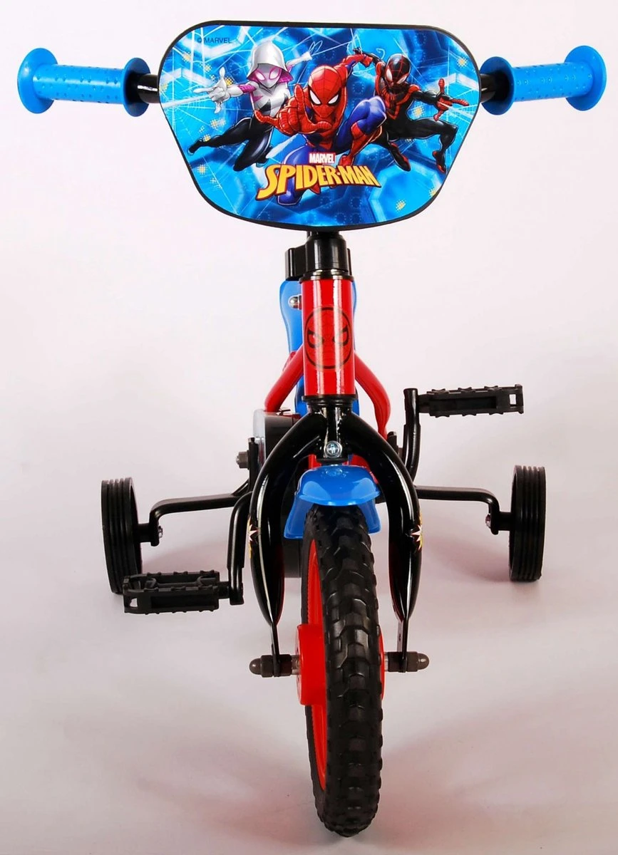 Marvel Spider-Man Kinderfiets - Jongens - 10 Inch - Rood/Blauw - Doortrapper 11 Marvel Spider-Man Kinderfiets - Jongens - 10 Inch - Rood/Blauw - Doortrapper - Afbeelding 9