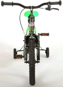 Volare Sportivo Kinderfiets - Jongens - 16 Inch - Neon Groen Zwart - 95% Afgemonteerd -Professionele Winkel Voor Fietsuitrusting 870x1200