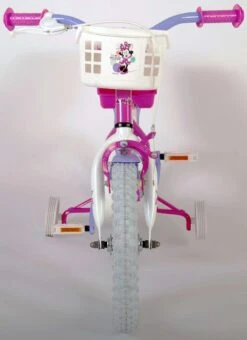 Volare Disney Minnie Cutest Ever! - Kinderfiets - Meisjes - 14 Inch - Roze -Professionele Winkel Voor Fietsuitrusting 871x1200