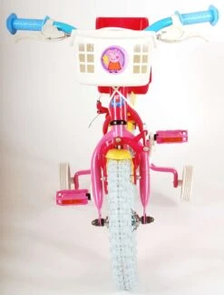 Volare Peppa Pig Kinderfiets - Meisjes - 12 Inch - Roze - 2 Handremmen -Professionele Winkel Voor Fietsuitrusting 914x1200