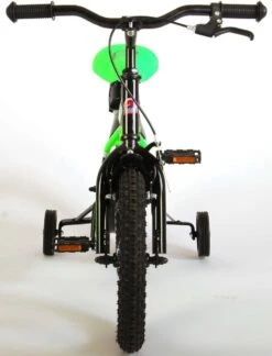 Volare Sportivo Kinderfiets - Jongens - 14 Inch - Neon Groen/Zwart - 95% Afgemonteerd -Professionele Winkel Voor Fietsuitrusting 915x1200
