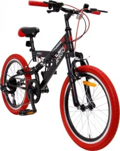 Amigo Fun Ride - Mountainbike 20 Inch - Voor Jongens En Meisjes - Met 7 Versnellingen - Zwart/Rood 20 Amigo Fun Ride - Mountainbike 20 Inch - Voor Jongens En Meisjes - Met 7 Versnellingen - Zwart/Rood -Professionele Winkel Voor Fietsuitrusting 954x1200