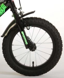 Volare Sportivo Kinderfiets - Jongens - 18 Inch - Neon Groen Zwart - 95% Afgemonteerd -Professionele Winkel Voor Fietsuitrusting 982x1200