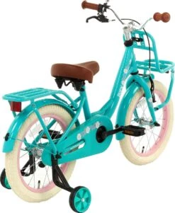 Nogan Puck - Kinderfiets - Meisjesfiets - 12 Inch - Turquoise -Professionele Winkel Voor Fietsuitrusting 985x1200