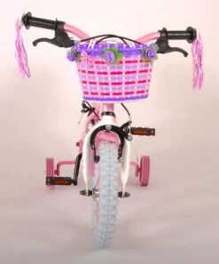 Volare Rose Kinderfiets - Meisjes - 12 Inch - Roze - 2 Handremmen -Professionele Winkel Voor Fietsuitrusting 999x1200